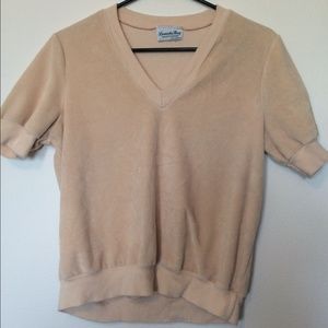 Terry Cloth Crop Top