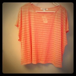 SHEER FOREVER 21 TOP