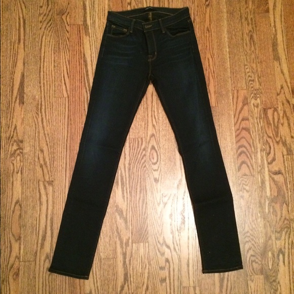 JBrand 8112 Mid Rise Rail Skinny Jeans (Atlantis)