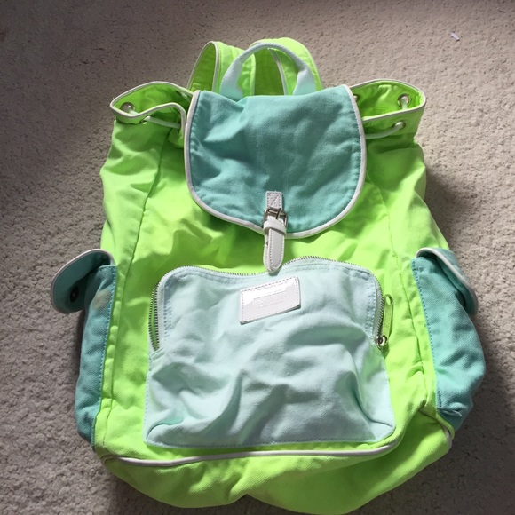 Victoria Secret Pink Neon Beach Backpack