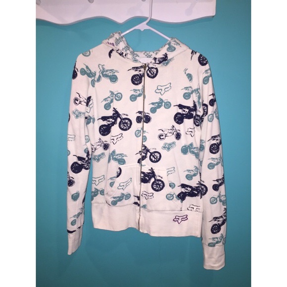 Reversible Fox Girls zip up hoodie