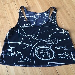 Graphic tang top tee