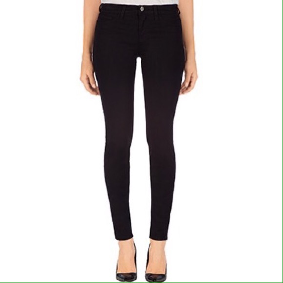 Black J Brand Skinny Leg Jeans