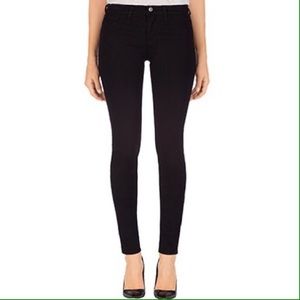 Black J Brand Skinny Leg Jeans
