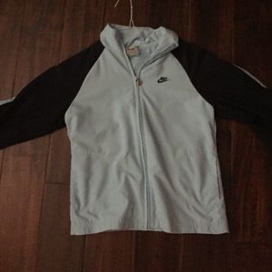 Xs Nike blue and navy blue wind breaker