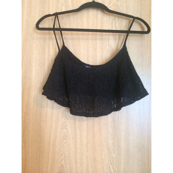 Black Crop Top