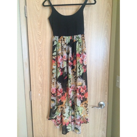 Flower High-Low Dress