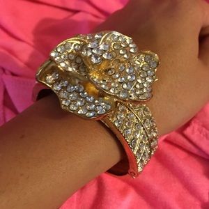 Neiman Marcus Gold and diamond bangle