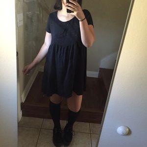 Black American Apparel Babydoll dress