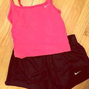 Pink Nike Dri-Fit tank top