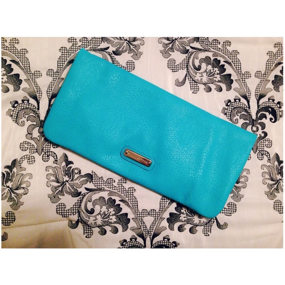 Steve Madden Turquoise Clutch - Picture 1 of 4