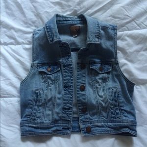 American Eagle Denim Vest