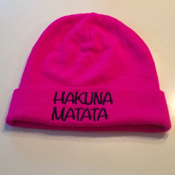 Pink Hakuna Matata Wet Seal Hat