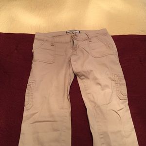A&F SIZE 2 stretch khaki pants
