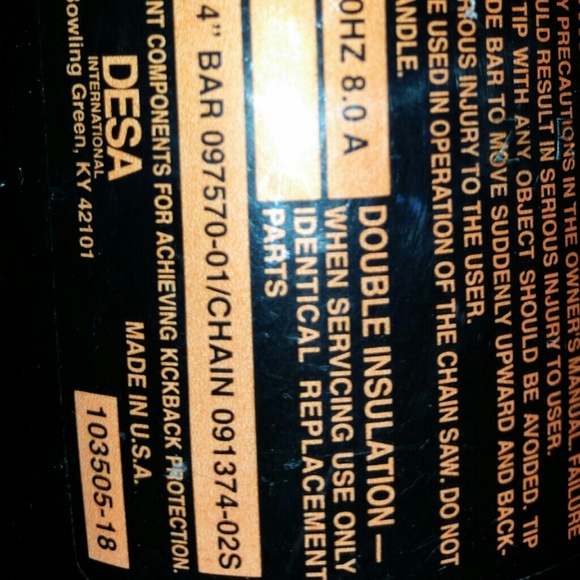 Remington 14" limb & trim Electric Chainsaw - Picture 4 of 4