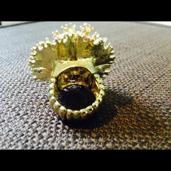 💍Purple & Gold ring - Picture 3 of 3