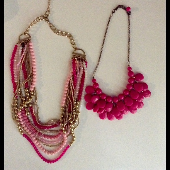 Pretty Pink Necklace Duo