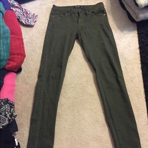 Army Green Skinny Jeans