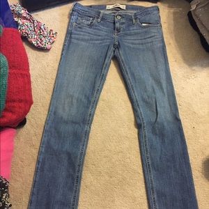 Hollister light wash straight leg jeans