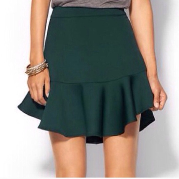DEAL Piperlime Collection Hunter Green Skirt - Picture 4 of 4