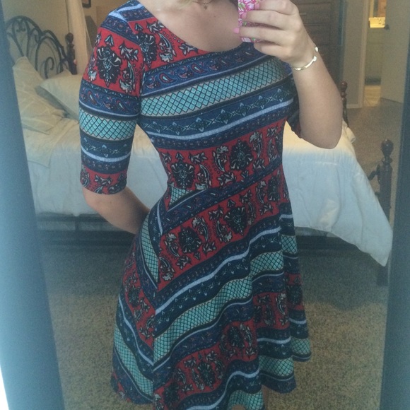 Cute patterned Francesca's dress