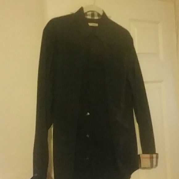 Mens Burberry button down shirt