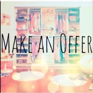 Feel free to make me an offer ☺️