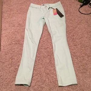 Mint Green skinny jeans