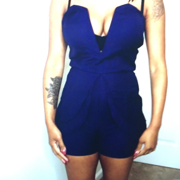 Dark blue romper
