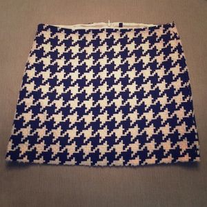Benetton Houndstooth Miniskirt