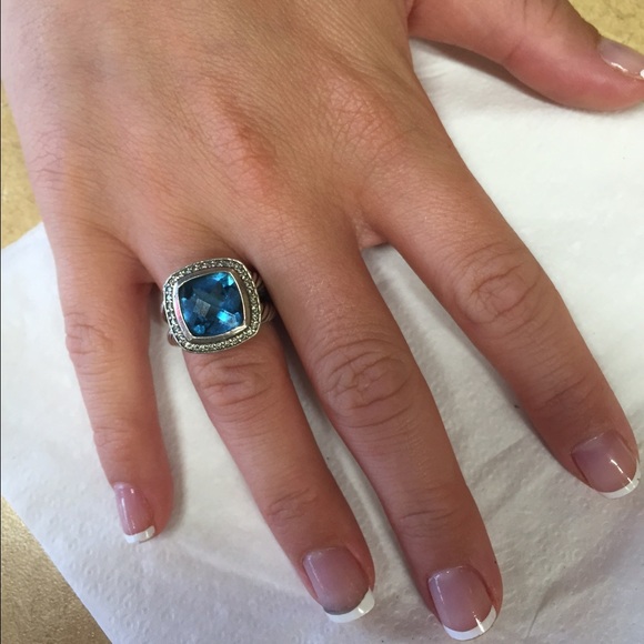 BLUE TOPAZ David Yurman ring!