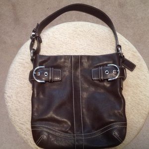 Brown Leather Coach purse