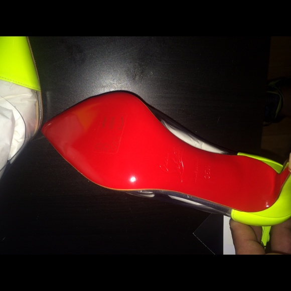 Christian Louboutin Unbout Illusion Neon Pumps - Picture 2 of 2