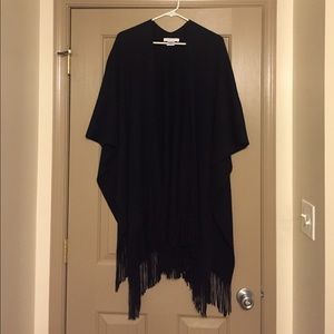 Charming Charlie black sweater wrap