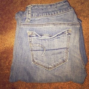 Light wash American eagle