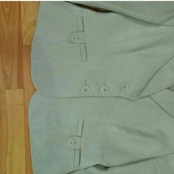 Style & Co. Khaki-Colored Blazer, Sz. 2P - Picture 4 of 4