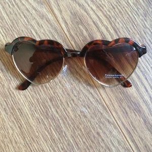 Heart shaped sunglasses