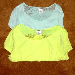 Very cute. With lace backs !