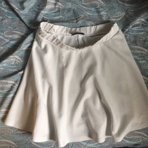 Wetseal White Skater Skirt