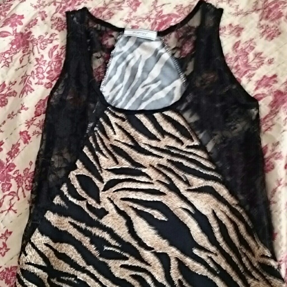 Animal print dress shirt