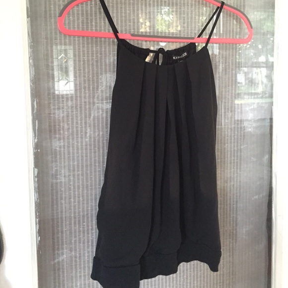 Black express tank top