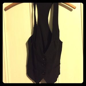 Super tiny black vest
