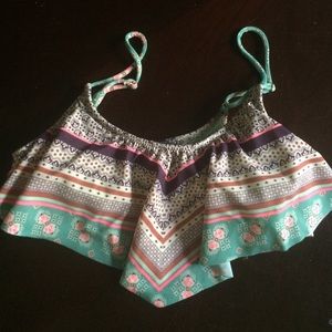 BRAND NEW VS BATHING SUIT FLOUNCE TOP
