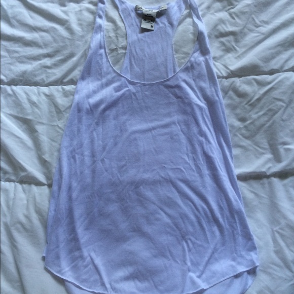 White Racerback Tank