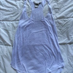 White Racerback Tank