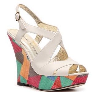 Adrianna Papell Boutique Colorful Wedge Sandal