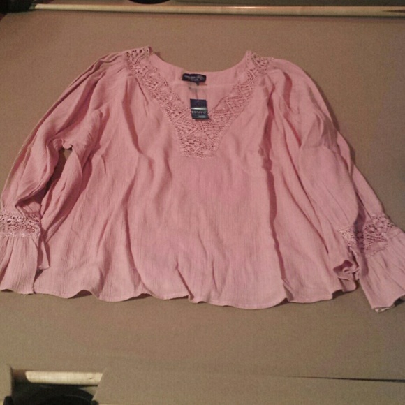 Pink Shirt Lane Bryant Size 22/24