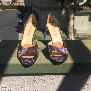 Floral Prada shoes