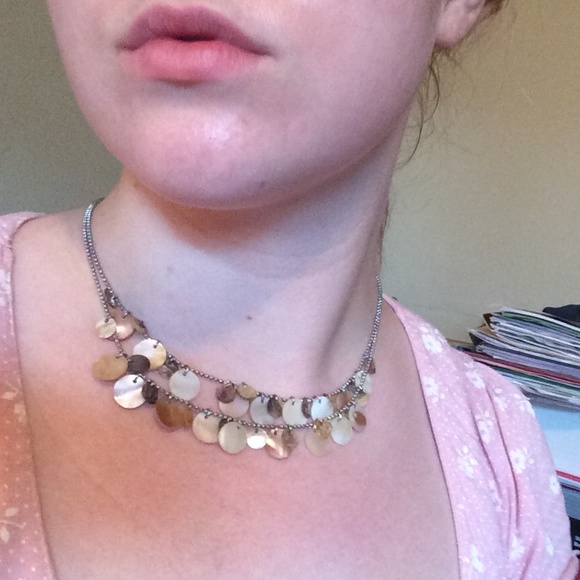 Double String Scale Necklace - Picture 1 of 4