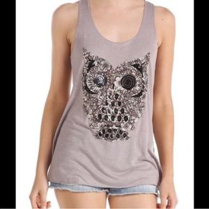Mocha Owl Tank